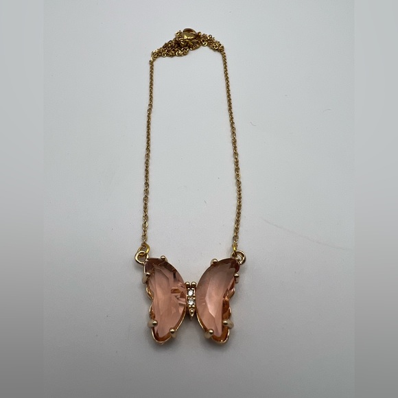 Elegant Statement Butterfly Necklace - Classic Boho Chic Butterfly Necklace - Picture 1 of 9